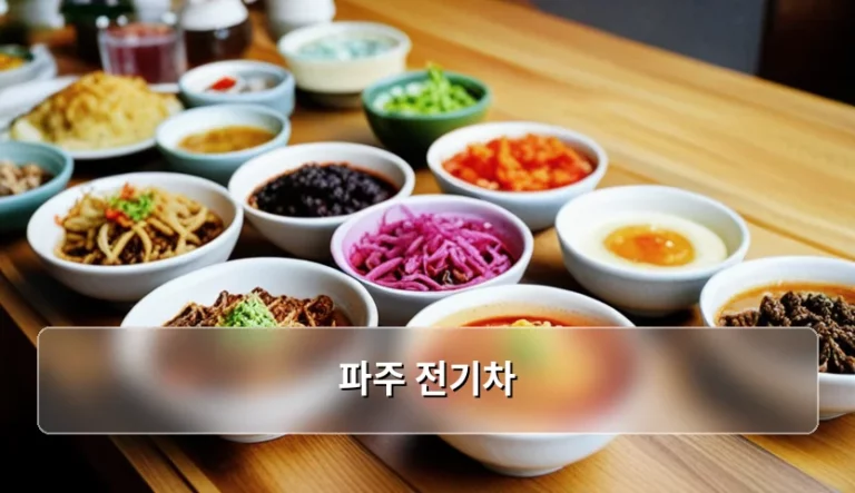 파주 전기차 구매 혜택과 충전 인프라 이용 가이드