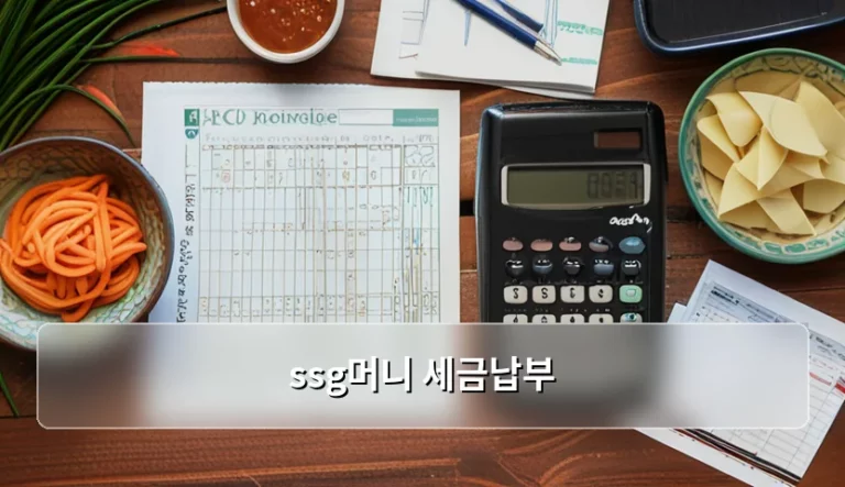 SSG머니 세금납부 기준과 소득공제 혜택 정리